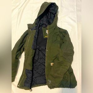 CARHARTT WOMEN'S OLIVE FULL SWING CRYDER JACKET  MEDIUM